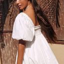 Free People White Puff Sleeve Dress Photo 2