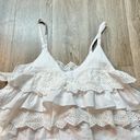 Caroline Constas Layne Dress Tiered White Ruffle Crochet Size S NWOT Photo 3