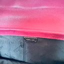 Perlina Dark pink  leather shoulder bag Photo 4