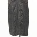 Kimberly  Ovitz Snakeskin Embossed Leather Dress Photo 3