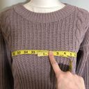 SO NWOT  Lilac Purple Chenille Sweater Top Cropped New Photo 3