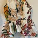 Anthropologie Dahlia Cameo Asymmetrical Peplum  Coquette Floral Top Size L Photo 3