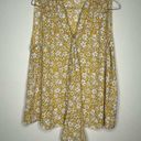 Cynthia Steffe  Yellow White Floral Top Size Medium Photo 0