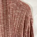 Nine West  Ribbed Longline Cardigan Sweater Size Medium Photo 2