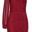 Chelsea 28 mini bodycon ruched-one shoulder size Medium (b16) Photo 0