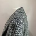 Anne Klein  Herringbone Virgin Wool Open Front Jacket Size 4 Photo 4