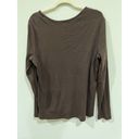 White Stag  Womens Brown Blouse‎ Size XXL Long Sleeve Photo 5