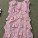 Dee Elly Pink Ruffle Boutique Dress Photo 0