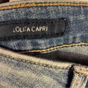 Lucky Brand  Lolita Capri Medium Wash Crop Jean Denim Pants Size 32 Photo 9