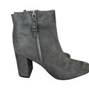 Nine West NEW  ZIPPER BOOT SUEDE GREY Photo 1