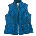 St. John’s Bay ST. JOHNS BAY - Teal Quilted Two-Pocket Vest - Size Large Photo 0