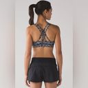 Lululemon  Energy Bra Ice Wave Black White Size 4 Photo 1