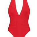 Boohoo  Womens XL Bandage Plunge Sunsuit in Red NEW Photo 0