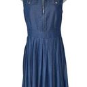 Ivanka Trump  Chambray Pleaded Dress Photo 0