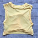 Free People Movement Yellow Twist Front Crop Top Athletic Festival Neon Tank XS Photo 7