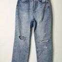 Aritzia Denim Forum 29 Joni High Rise Loose Jeans Distressed Stone Light Wash Photo 0