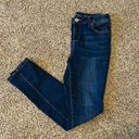 Macy's Women’s Dark Blue Non ripped skinny jeans. Photo 0