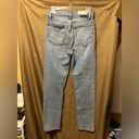 RE/DONE  Straight Leg High Rise Light Wash Ankle Crop Jeans Blue Size 27 Photo 6