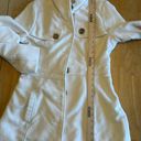 Mine pea coat. Size medium White Photo 4