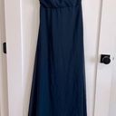 Birdy Grey NWT  Moni Chiffon Convertible Bridesmaid Dress in Navy, Small, pockets Photo 0