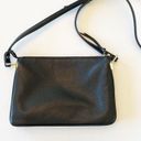 Kate Spade  NY Black Leather Crossbody Triple Compartment Bag Purse Photo 1