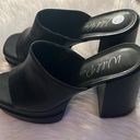 Wild Pair Womens Ofeliap Black Slip On Heels chunky Y2K Sandals Photo 2