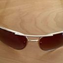 Aviator sunglasses women’s brown with gold metal frames Designed in Italy Photo 6