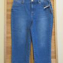 Talbots NWT  womens size 8 Pedal Pusher jean cropped blue jeans crop stretch Photo 2