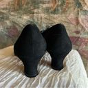 Salvatore Ferragamo Victorian Black Suede Lace Up Italian Booties Heels size 8 Photo 5