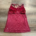 Lululemon  Red Snake Pattern Built in Bra Tank Top Size 2 Photo 1