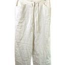 J.Jill  Pants Womens 6 Tall Linen Wide Leg Lined Draw String Comfort Beach Summer Photo 0