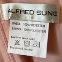 Alfred Sung Pink Satin Twill Bridal Maxi Sleeveless Dress Size 16 Photo 6