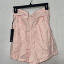 Hudson Jeans Hudson Shorts NWT Paperbag Pink Belted High Rise‎ Stretch Lightweight Women’s 30 Photo 6