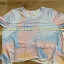 Free People Tempo Long Sleeve Printed Crop Top  in Aura M Photo 4