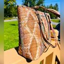 Brahmin  medium Asher truffle python tote bag with tassel HTF​​​​​​​ Photo 3