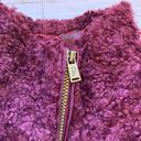 Pendleton Fuzzy Sherpa Wool Blend Full Zip Burgundy Jacket Sz S Photo 3