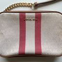 Michael Kors Signature Striped Medium Camera Bag Photo 2