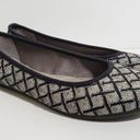 Life Stride  Ballet Flat Gray Black White Checkerboard Toe Size 6 Photo 0