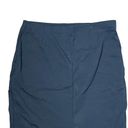 Cato  Women Black Pencil Mini Skirt Pull On Career Lined Stretch Slit Back Medium Photo 6