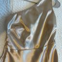 Birdy Grey Satin Gold  Bridesmaid Dress Photo 6