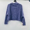 Free People  BFF Cowl Neck Grape Hyacinth Sweater Super Soft Oversized Size XS Photo 9