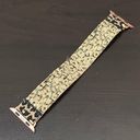 Elastic Cheetah Leopard Animal Print Apple Watch Band Rose Gold for 42mm/44mm Photo 0