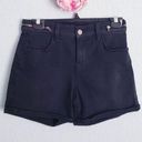 J Brand  Black Shorts with Zipper Details Photo 0