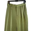 THE DROP SUIT Womens Small Green Satin Blazer Trouser Pants Matching Set NEW Photo 7