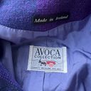 Vintage Avoca Collection Wool Woven Purple Jacket Made in Ireland L Size L Photo 5