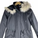 Banana Republic  Parka Jacket Water Resistant Hooded Black Size XSP Photo 2