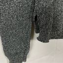 Divided  Women’s Crewneck Pullover Sweater Gray Silver Sparkly Metallic Thread 4 Photo 6