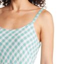 Nordstrom  NWT gingham checkered jumpsuit with tie back in Green wasabi. Size S. Photo 2