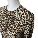 Equipment  Femme Womens Aubrey Dress Leopard Print Silk Shift 3/4 Sleeves Size XS Photo 8