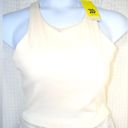 All In Motion NWT  Light Support Ribbed Flex Cropped Sports Bra Cream Size XXL Photo 2